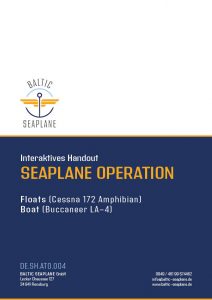 Handout für die Wasserflugberechtigung. Praktisches Begleitheft für SEP(SEA) Schulung.