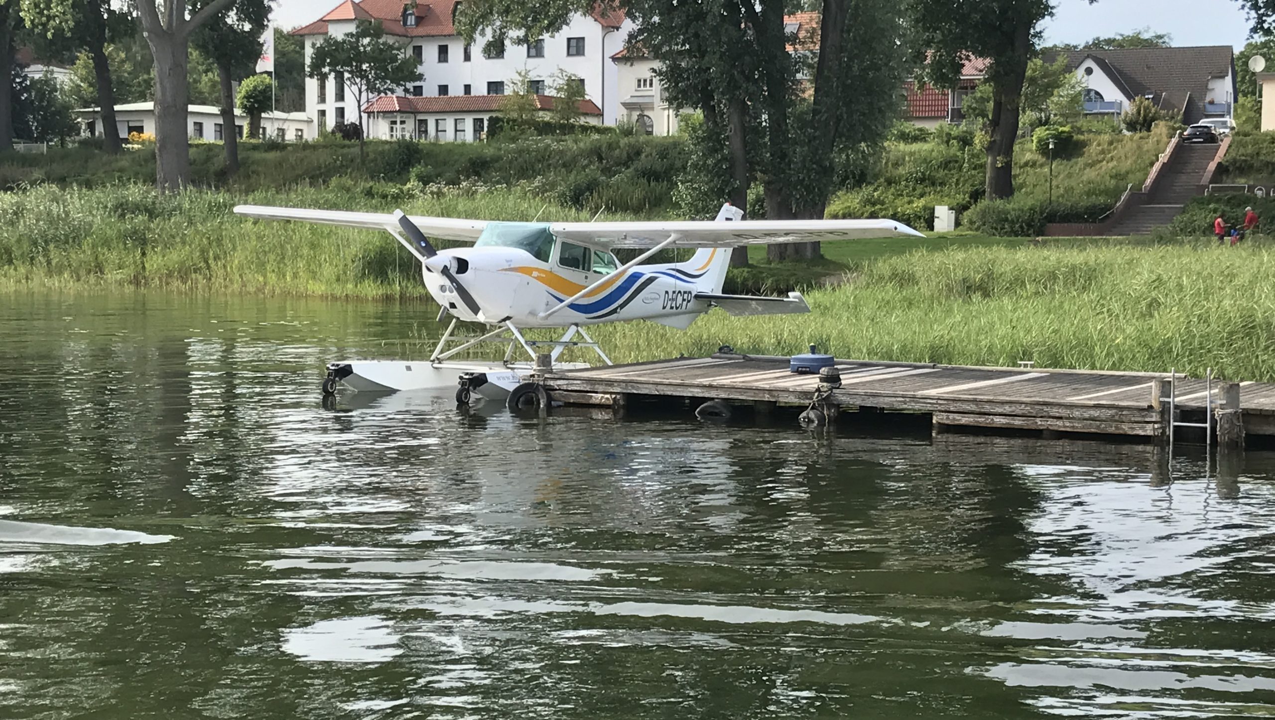 Wasserflugzeug Plau am See Anleger