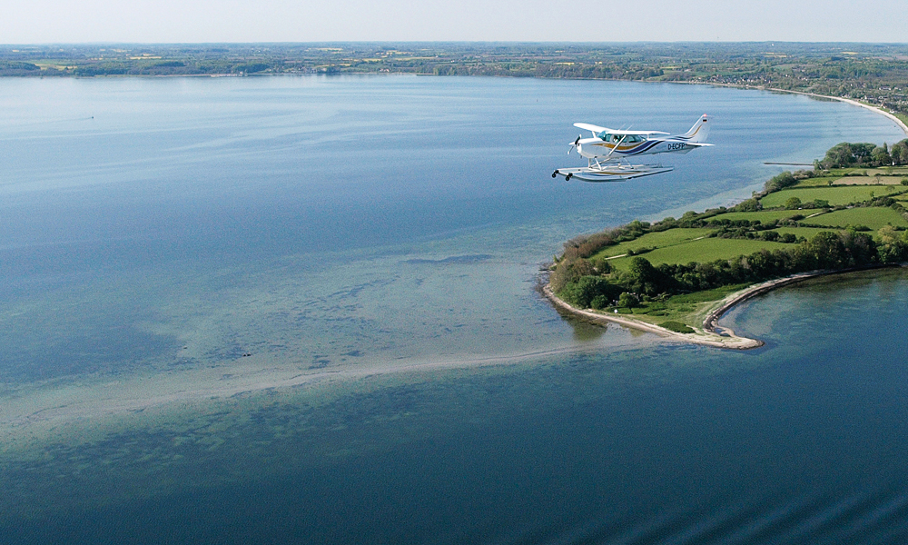 Rundflug Wasserflugzeug Flensburger Förde
